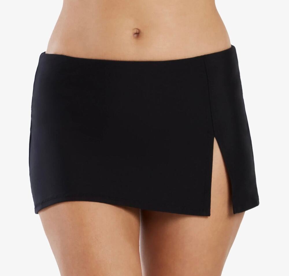 Helen Jon Skirted Swim Bottom With Side Slit Skort XL NWT